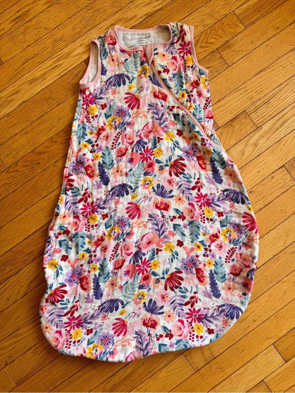 Loulou Lollipop floral sleepsack